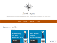 Tablet Screenshot of chloeseytre.com